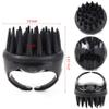 2X Silicone Hair Scalp Shampoo Massage Brush Shower Head Massager Hair Scrubber for Dandruff view 3
