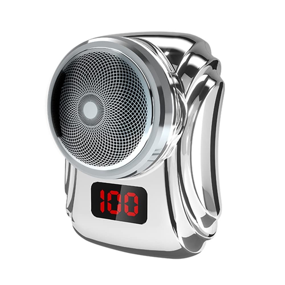 XIDIT Electric Shaver USB Rechargeable Digital Display Shaver Mini Portable Multifunctional Travel Men's Razors Waterproof-A