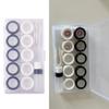 Wudaizhi 5-pair Contact Lens Case Set | Travel-friendly Eye Lens Storage | Soak Container for Beauty & Cosmetic Lenses view 2