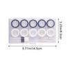 Wudaizhi 5-pair Contact Lens Case Set | Travel-friendly Eye Lens Storage | Soak Container for Beauty & Cosmetic Lenses view 4