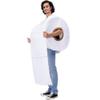 Wudaizhi Funny Rolling Paper Couples' Costume, Halloween Toilet Paper Tissue Cosplay Outfit for Adults view 1