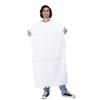 Wudaizhi Funny Rolling Paper Couples' Costume, Halloween Toilet Paper Tissue Cosplay Outfit for Adults view 2