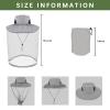 Grantop Midge Head Net Hat, Grey Nylon Mosquito Head Net with Hat, Portable Face Net Mesh with Hat for Outdoor Hiking Camping Climbing Fishing and Walking(Light Grey) (FWM-X01) view 2