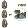 Drilled Yoni Egg Set Dragon Bloodstone Natural Jade Eggs Kegel Exerciser Balls,with Box view 2