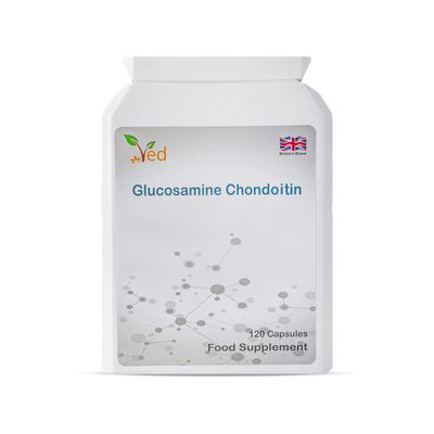 Glucosamine and Chondroitin High Strength Supplement - Advanced Glucosamine Sulphate Formula for Joint Health and Mobility - Supports Cartilage and Muscle Recovery