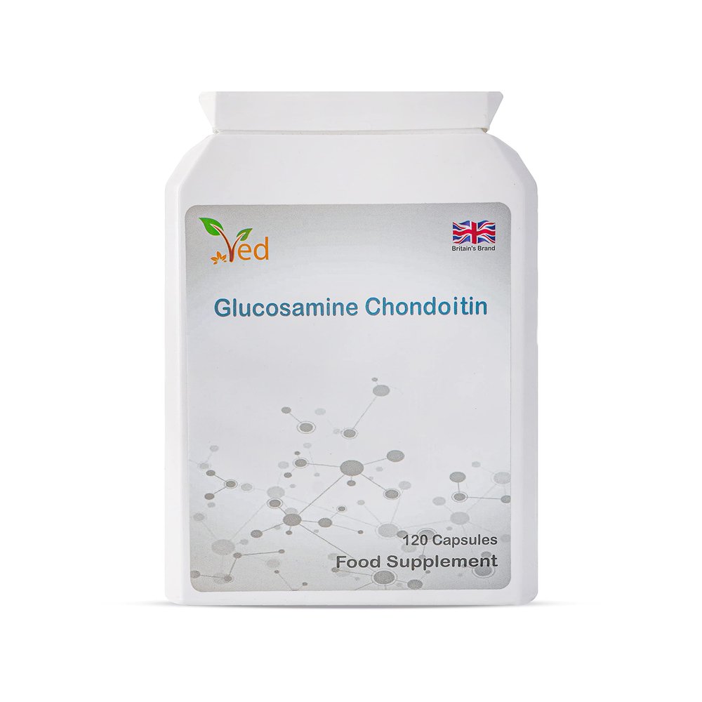 Glucosamine and Chondroitin High Strength Supplement - Advanced Glucosamine Sulphate Formula for Joint Health and Mobility - Supports Cartilage and Muscle Recovery