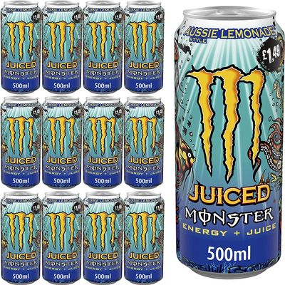 Monster Energy Aussie Style Lemonade 500ml PM (Pack of 12), 500 ml