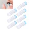 Tyenaza 12Pcs Contact Lens Case, Transparent Portable ABS Contact Cylindrical Lens Box for Travel Outdoor Daily Use view 4
