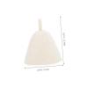 Cabilock Russian Sauna Hat Outdoor Saunas & Parts 2pcs Felt Sauna Hat Felt Bath Hat for Russian Banya Hair Cap Shower Bathing Caps Cover Sauna Bath Accessories, White Sauna Accessories view 2