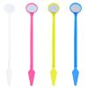 40 Pieces Plastic Dental Mirror for Teeth Inspection, Disposable Mouth Mirror Curve Angle Dentist Instrument Oral Care Tool view 1