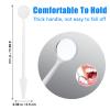 40 Pieces Plastic Dental Mirror for Teeth Inspection, Disposable Mouth Mirror Curve Angle Dentist Instrument Oral Care Tool view 3