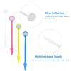 40 Pieces Plastic Dental Mirror for Teeth Inspection, Disposable Mouth Mirror Curve Angle Dentist Instrument Oral Care Tool view 4