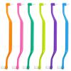 6 Pieces 2-in-1 Toothbrush with Interdental and Wisdom Teeth Brush Heads for Comprehensive Oral Care, Soft Single Interdental Brushes Between Teeth Wisdom Toothbrush for Braces view 1