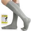 Ailaka 15-20 mmHg Zipper Compression Socks for Women Men, Closed Toe Support Graduated Medical Varicose Veins Hosiery, Perfect for Athletics, Running, Flight Travel, Support, Edema, Pregnancy view 1