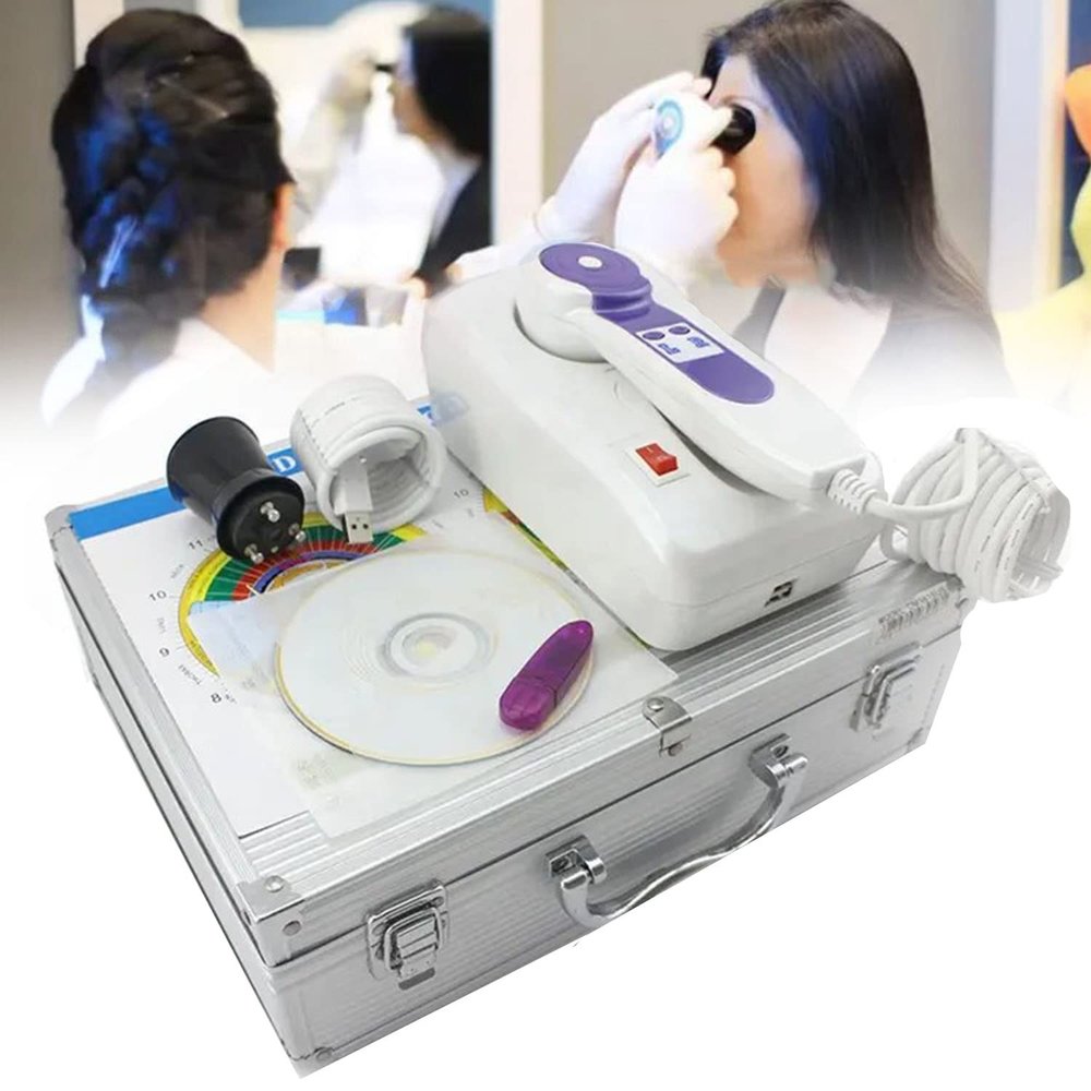 5.0 MP USB Iriscope Iris Analyzer Iridology Camera with pro Iris Software Eye Iriscope Iris Analyzer Analysis Iridology Camera for Beauty Salons, Health Clubs, Personal Health Management Centers