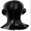Anatomical Latex Mask Heavy Rubber Hood Lined with Red Mouth Sheath Tongue and Nose Tube,Flesh-Women,One Size view 3