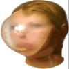 Seamless Breath Control Hood Breath Play Latex Mask Suffocating Gummy Rubber,Transparent,XX-Large view 2
