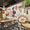 Custom Photo Wall Paper 3D Casserole Porridge Gourmet Restaurant Background Wall-350Cmx245Cm view 4