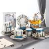 European Ceramic Flower Tea Set Set Afternoon Tea Heated Glass Flower Teapot Flower Tea Cup Gift Box view 2