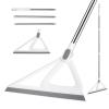 XXFLOWER Multifunction Silicone BroomSqueegee Broom Sweeping Water and Pet HairRubber Magic Broom Sweeper for Floor Bathroom Kitchen ShowerRugsGlass WindowsWhite view 1