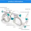 Alloy Optometry Frame,Eye Test Glasses Optical Trial Optician Accessories, PD 48~80mm Eye Optometry Optician for Eyeglasses Shop,50g Ultralight Optometry Test Lens Titanium Optical Test Eyepiece view 2