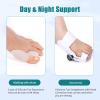 1 Pair Bunion Corrector Big Toe Straightener for Men Women Toe Straightener for Bunion Pain Relief Adjustable Bunion Splint Brace with Silicone Toe Straightener (2 Pcs) view 2