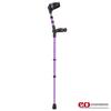 Ossenberg Comfort Grip Closed Cuff Double Adjustable Crutch  Purple - Right Handed | Height Adjustable Elbow Crutch for Men Women Adults Arthritis Comfort Anatomic Handle Forearm Ergonomic view 3