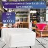 1 Ply White Cocktail Napkins- Case of 4,000ct view 2