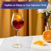 1 Ply White Cocktail Napkins- Case of 4,000ct view 3