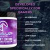 LevlUp Galaxy Edition Gaming Booster, Energy Drink Powder for Gamers with Taurine, Caffeine, L-Tyrosine and Vitamin B12, Sparkling Glow, Aai, Blueberry and Pomegranate Flavour, 320 g, 40 Servings view 3