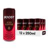 Boost Iced Coffee Double Espresso | 12 Canned Drinks with High Caffeine, Arabica and Robusta Beans and Milk | Bulk Pack | Gluten Free Espresso Multipack, 12x250ml view 1