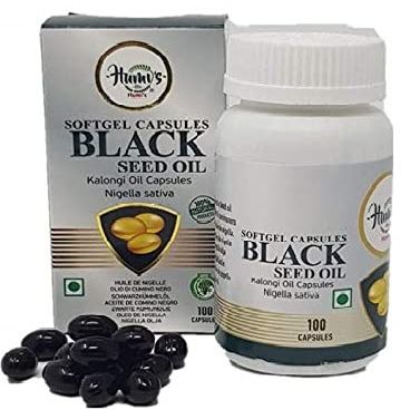 BLACKSEEDOIL Capsules| Kalonji |Cold Pressed| Nigella Sativa |Strong 500MG Capsules| 98 to 100 Count