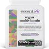 essentiVit Two per Day Multivitamin Vegan | Complete Daily Formula with 24 Vitamins, Minerals & Antioxidants | 60 Tablets | Supports Immune System, Energy & Overall Well-Being | 100% Plant-Based view 1