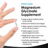 Magnesium Glycinate - 120 High Strength Capsules Pure 1040mg of Providing 208mg Elemental Per Serving -Magnesium Supplements  Bones, Muscle Health, Vegan, UK Made by New Leaf Products view 2