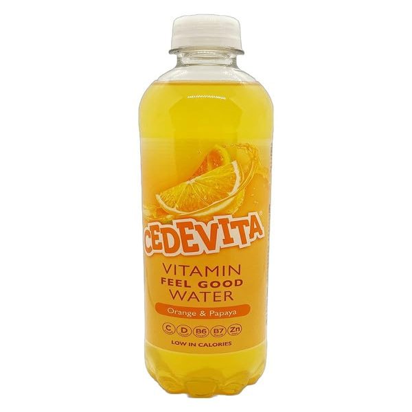 Cedevita Multivitamin Drink Healthy and Sweet Refreshing Vitamin Drink Powder Mix Orange & Papaya with 9 Essential Vitamins Energy Drink - Pack of 12, 0.5 L