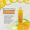Cedevita Multivitamin Drink Healthy and Sweet Refreshing Vitamin Drink Powder Mix Orange & Papaya with 9 Essential Vitamins Energy Drink - Pack of 12, 0.5 L view 4