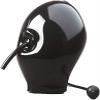 Latex Hood Mask Tube and Inflatable with Back Zip Decoration Cosplay Club,Black,Medium view 2