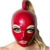 ANTIY Latex Rubber Big Eyes Mask with Hair Holes, Red, Customized view 2