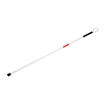Folding Blind Cane, Reflective White Red Blind Walking Stick Aluminium Alloy Collapsible Mobility Cane, for the Vision Impaired and Blind Person Walking Aid Mobility Aid