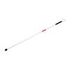 Folding Blind Cane, Reflective White Red Blind Walking Stick Aluminium Alloy Collapsible Mobility Cane, for the Vision Impaired and Blind Person Walking Aid Mobility Aid view 1