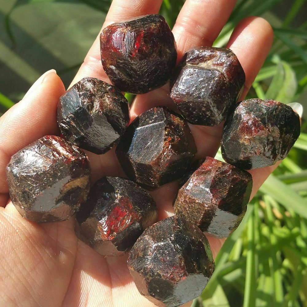 100g Natural Original Red Garnet Crystal Gemstone Rough Stone Mineral Specimen Healing Quartz,100g
