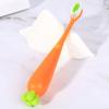 Beaupretty 6 Pack Kids Carrot Toothbrush Soft Manual Toothbrush for Children Toddler view 2