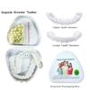 Giural 2 Pairs Instant Veneers Dentures Fake Snap in Teeth Temporary Cosmetic Teeth Smile Teeth Top Fake Teeth for Women and Men view 2