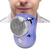 Electric Beard Cutter, Clear Sound Electric Beard Trimmer Double Ring Blade Mesh Automatic for Home (Blue) view 2