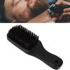 Beard Grooming Brush, Styling Cleaning Wooden Beard Styling Brush Soft Elastic Hair Mustache Grooming Cleaning Brush with Comfortable Grip Beard Brushes Hair Comb Beard Grooming