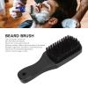 Beard Grooming Brush, Styling Cleaning Wooden Beard Styling Brush Soft Elastic Hair Mustache Grooming Cleaning Brush with Comfortable Grip Beard Brushes Hair Comb Beard Grooming view 2