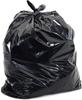 Black Refuse Sacks Heavy Duty Refuse Sacks Large Black Bin Bags Leak Resistant Rubbish Bin Liners 18x29x39'' 140G Perfect For Industrial Use Office Genatorial Supplies 25-400Pcs HTUK (Black 100x) view 1