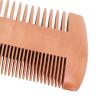 Beard Comb Beard Comb, Wooden Beard Comb Dual Action Fine Coarse Teeth Beard Comb Wooden Beard Comb Mustache Comb Beard Care Double-Sided Antistatic Comb for Daily Beard Care view 4