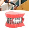 Denture Drill Bit Holder, Red Denture Screwdriver Organizer 3D Sculpture Desk Decor High Temperature Resistance for Home (with Bits) view 3