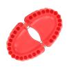 Denture Drill Bit Holder, Red Denture Screwdriver Organizer 3D Sculpture Desk Decor High Temperature Resistance for Home (Without Bits) view 1